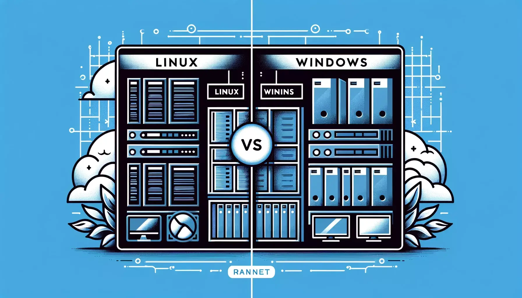 مقایسه سرور لینوکس و ویندوز مزایا و معایب برای میزبانی وب